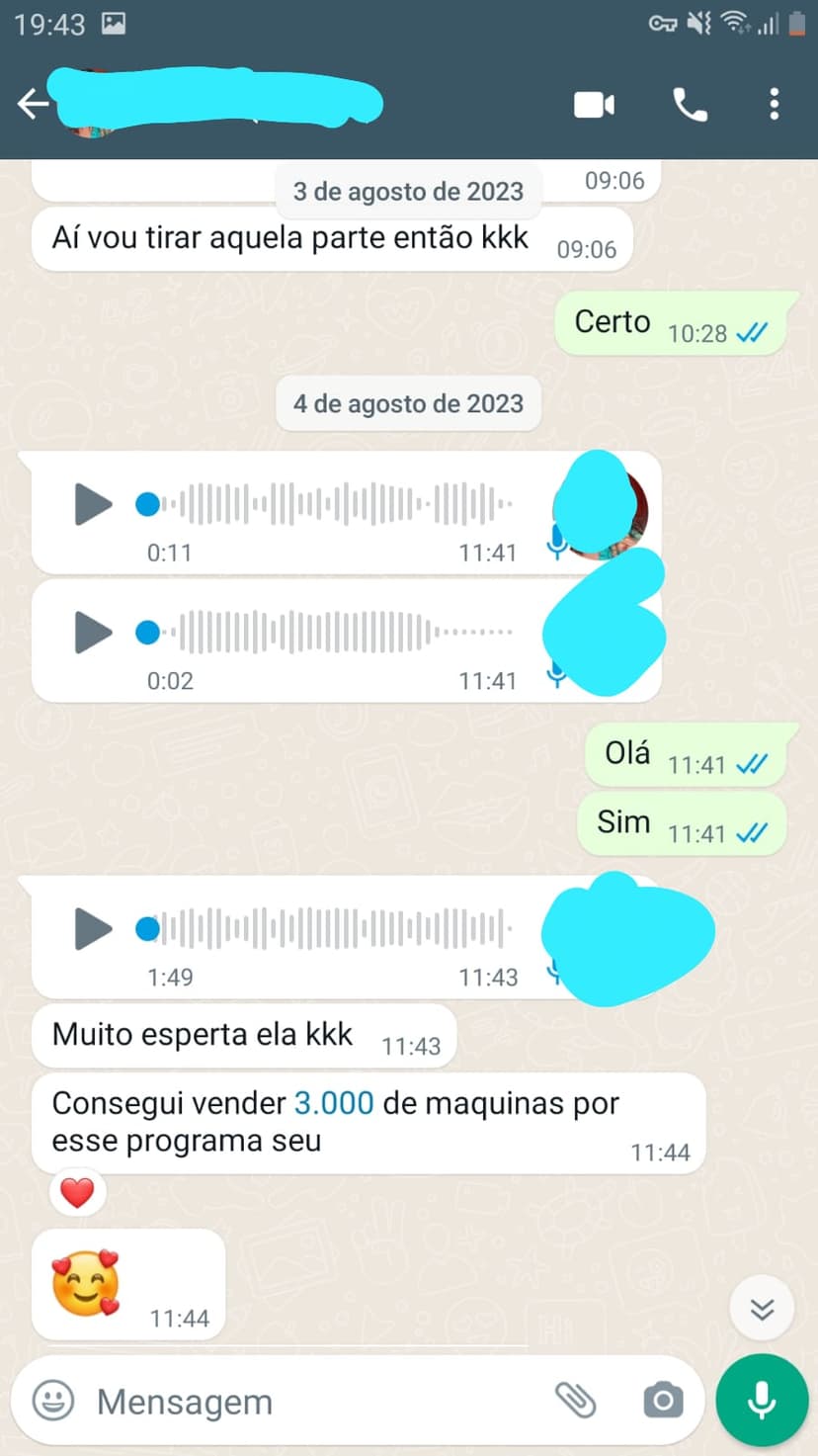 3000 em vendas de maquininhas